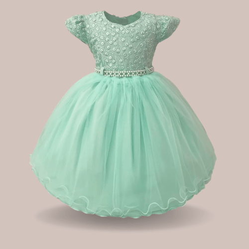 VESTIDO DE FESTA - INFANTIL -TAMANHO 1 AO 3 #2620 - MENINA BONITA