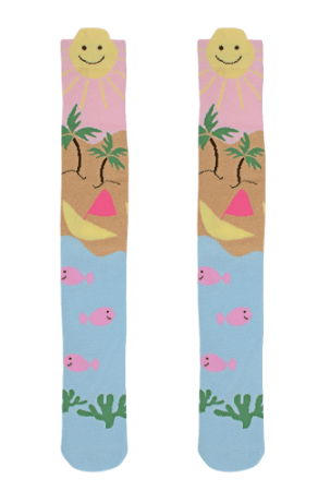 MEIA 5/8 LÚDICA  - FEMININO - TAMANHO 31 A 34 # 0300272 - PIMPOLHO