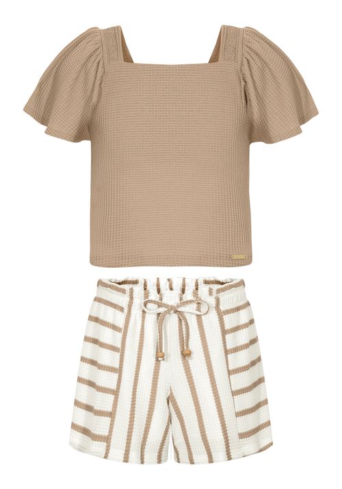 CONJUNTO JUVENIL -  FEMININO - TAMANHO 12 AO 16 # A5226 - LUNENDER ALAKAZOO