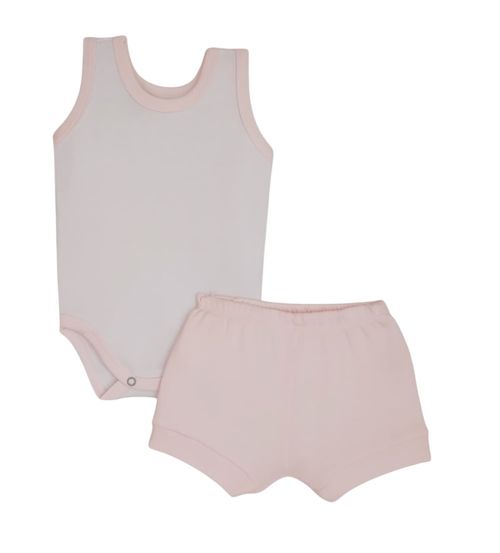 CONJUNTO BODY REGATA + SHORTS - TAMANHO P AO G # 22929 - POP CUTE
