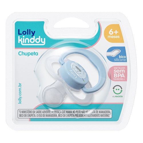 CHUPETA ZOO BICO ORTO SILICONE T.2 # 5015-01-M - LOLLY BABY