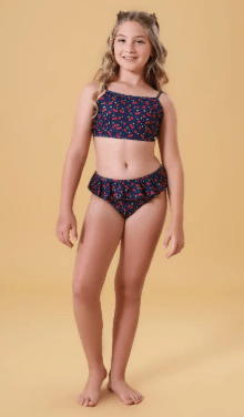BIQUINI ESTAMPADO - TAMANHO 4 AO 14 #65148 - EVERLY