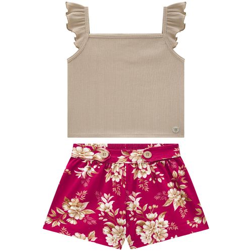 CONJUNTO FEMININO-  INFANTIL - TAMANHO 4 AO 14 #2001297 - MILON