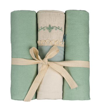 CUEIRO FLANELADO ROLINHO - 3 UNIDADES #280566 - BABY JOY