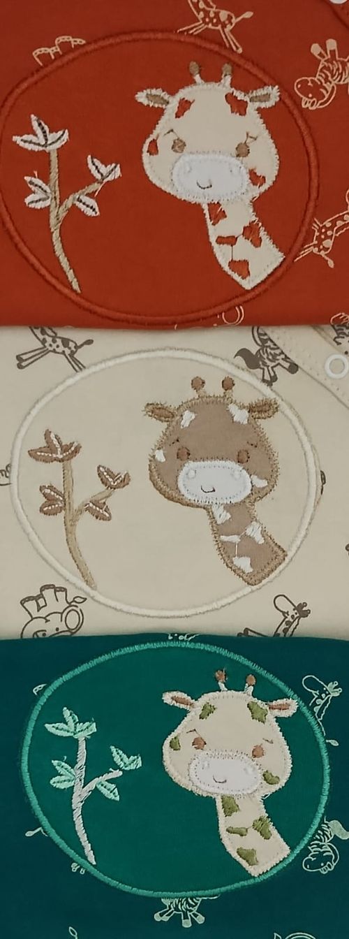 KIT BODY MANGA CURTA  - 3 UNIDADES - TAMANHO RN AO G # 4856N - KORTE REKORTE