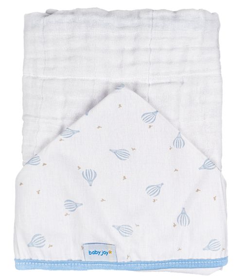 TOALHA DE BANHO SOFT COM CAPUZ DE CENTRO #761066 - BABY JOY