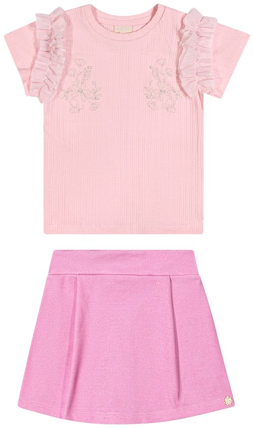 CONJUNTO FEMININO - INFANTIL - TAMANHO 4 AO 14 # 37260 - ANGERÔ