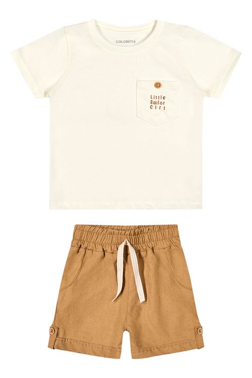 CONJUNTO MASCULINO -  INFANTIL - TAMANHO P AO 3 #70176 - ELIAN
