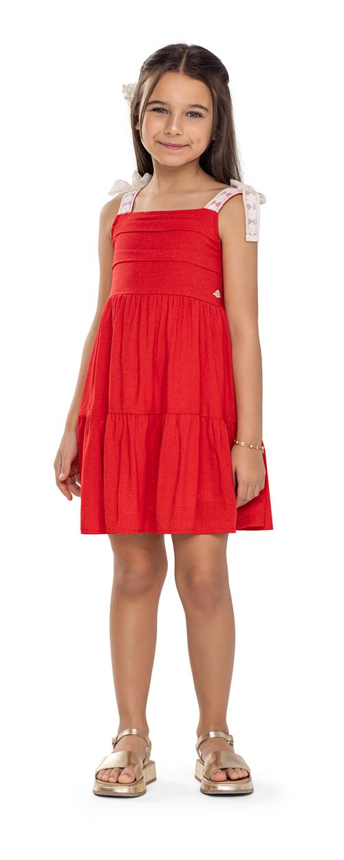 VESTIDO FEMININO -  INFANTIL - TAMANHO 4 AO 14 # 37239 - ANGERÔ