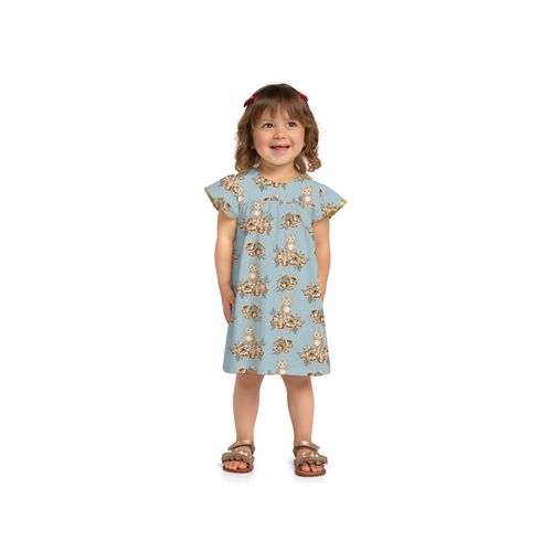 VESTIDO FEMININO - INFANTIL - TAMANHO 2 AO 3 # 2001245 - MILON
