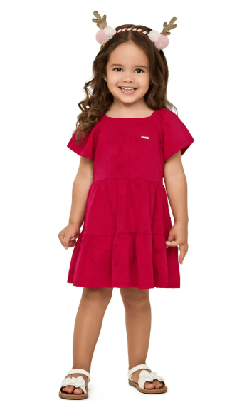 VESTIDO INFANTIL - TAMANHO 4 AO 8 #232232 - ELIAN