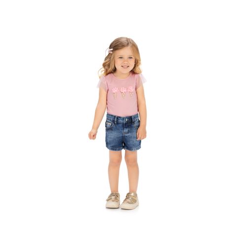 BLUSA FEMININA - INFANTIL - TAMANHO 4 AO 8 # 2001241 - MILON