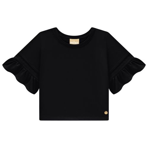 CROPPED INFANTIL - FEMININO -  TAMANHO 4 AO 14 #2001355 - MILON