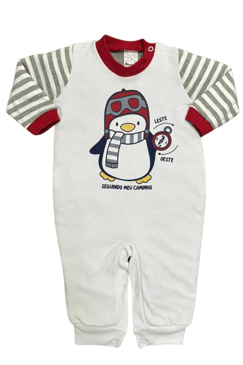 MACACÃO LONGO - MASCULINO - TAMANHO RN AO G # 2594 - PETUTINHA