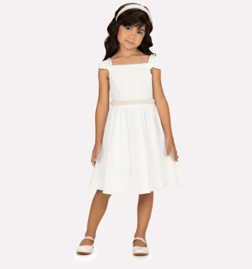 VESTIDO INFANTIL - TAMANHO 4 AO 8 # 2001291 - MILON