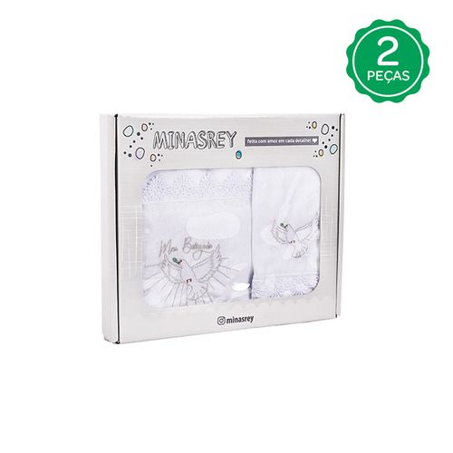 KIT MEU BATIZADO - 2 PEÇAS # 100601 - MINASREY