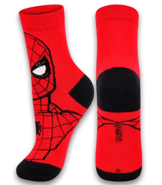 MEIA SPIDER MAN - MASCULINO - TAMANHO 24 AO 36  #02445-04 - LUPO