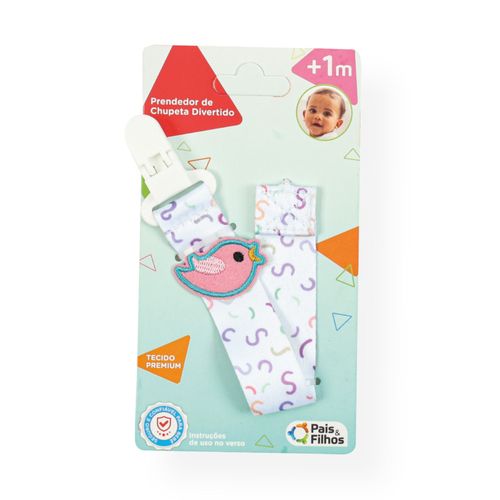PRENDEDOR DE CHUPETA - DIVERTIDO # 793318 -  GALA PAIS&FILHOS