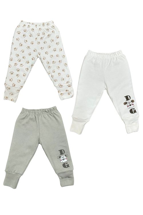 KIT CULOTE VIRA PÉ - MASCULINO  - 3 UNIDADES - TAMANHO P AO EX # 8719 - PETUTINHA