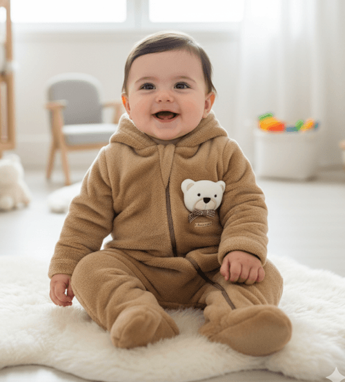 MACACÃO LONGO -  BEAR - TAMANHO RN AO G # 26278 - PRESENTE DE ANJO