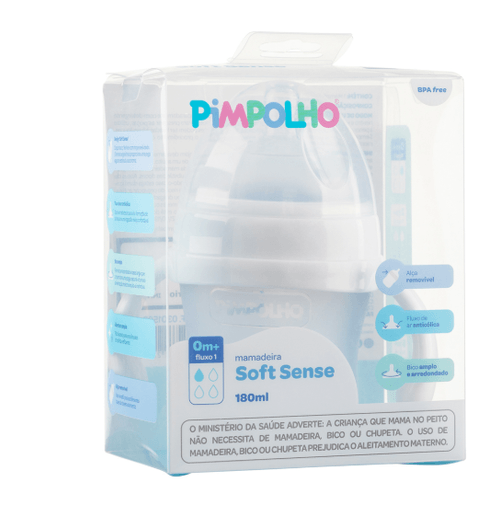 MAMADEIRA SOFT SENSE 180ML # 0301503 - PIMPOLHO