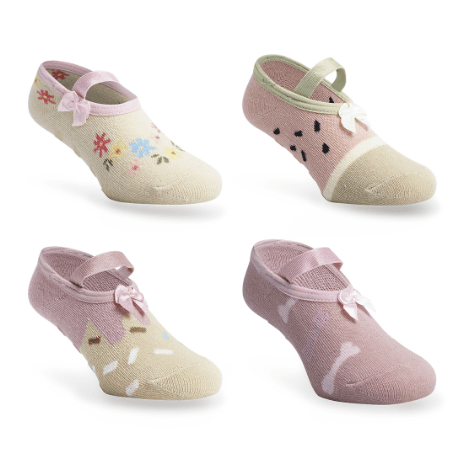 MEIA SAPATILHA COLORIDA - FEMININO - TAMANHO 21 AO 25 # 0301511 - PIMPOLHO
