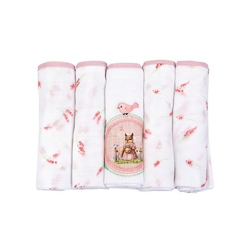 FRALDA COM BAINHA  - 5 UNIDADES  - MUITO MIMO # 53-52 - MINASREY