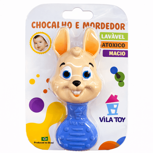 MORDEDOR E CHOCALHO - COELHO # 100-342 - VILA TOY