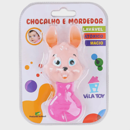 MORDEDOR E CHOCALHO - COELHO # 100-341 - VILA TOY