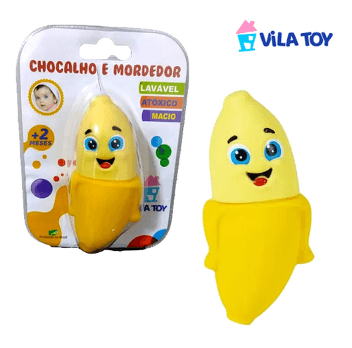 MORDEDOR E CHOCALHO BANANA # 100-37 - VILA TOY