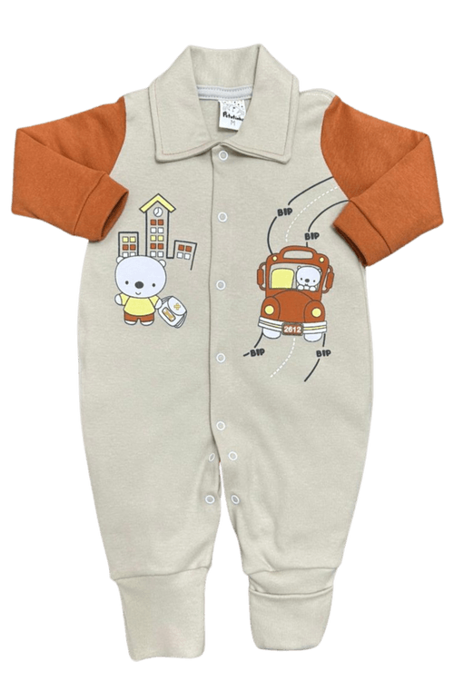 MACACÃO LONGO - MASCULINO  - TAMANHO RN AO G # 2612 - PETUTINHA