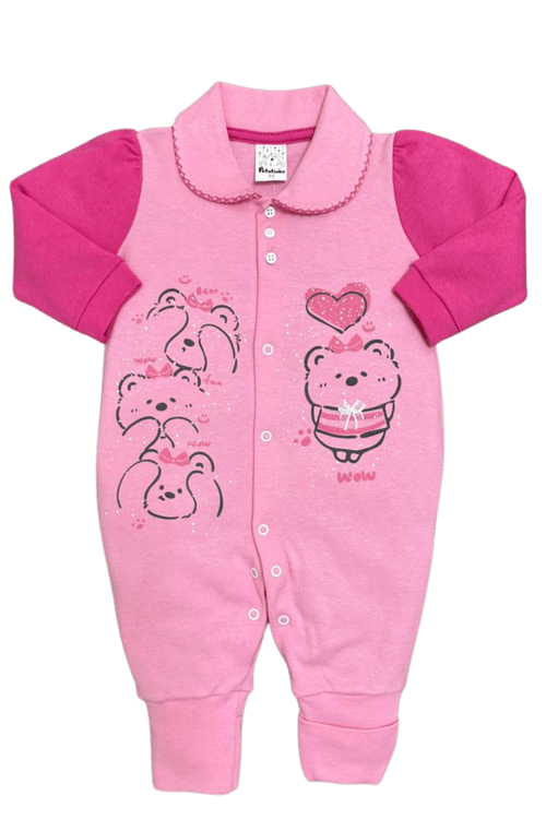 MACACÃO LONGO - FEMININO  - TAMANHO RN AO G # 2613 - PETUTINHA