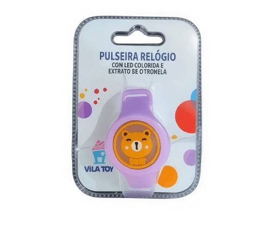 PULSEIRA RELÓGIO COM LED E EXTRATO CINTRONELA # 2451 - VILA TOY
