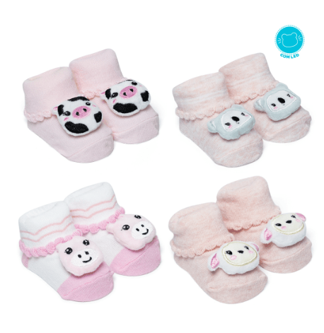 MEIA BICHINHOS LED - FEMININO - TAMANHO 00-15 # 0301266 - PIMPOLHO