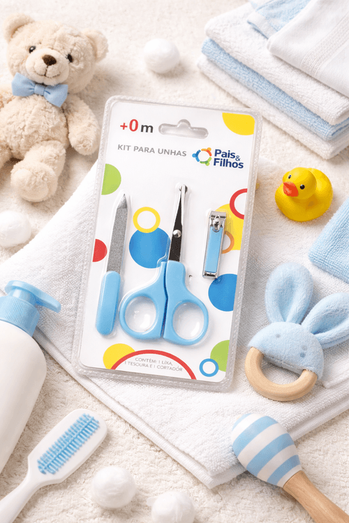 KIT TESOURA LIXA E CORTADOR PARA UNHAS # 7794 - GALA PAIS & FILHOS