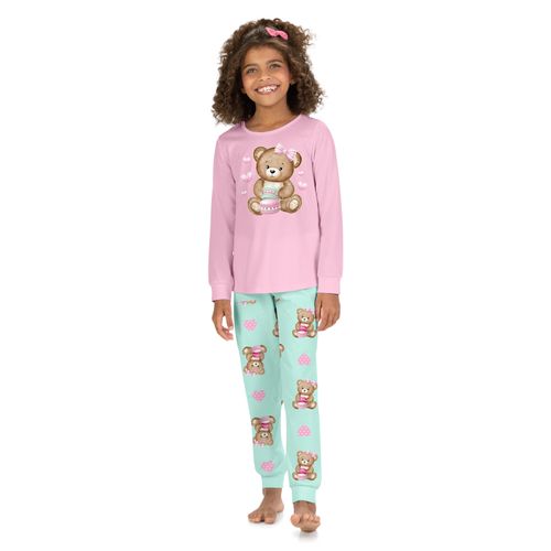 PIJAMA INFANTIL - FEMININO - TAMANHO 4 AO 8 #  1001644 - KYLY