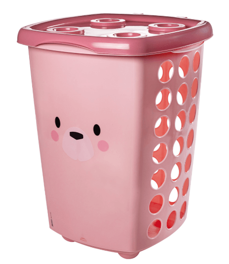 CESTO DECORADO 38 LITROS # 16715  - PLASUTIL