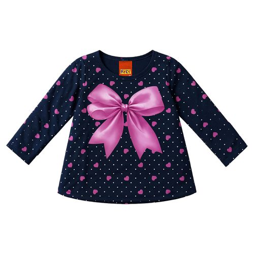 BLUSA INFANTIL - FEMININA - TAMANHO 1 AO 8 # 1001498 - KYLY