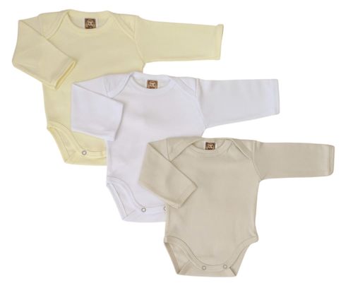 KIT BODY MANGA LONGA - 3 UNIDADES - TAMANHO RN AO G #33921 - POP CUTE