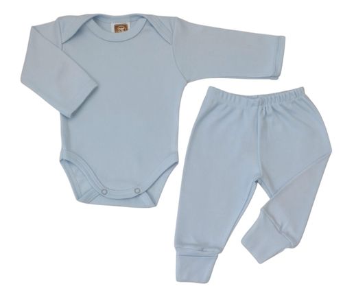 CONJUNTO BODY MANGA LONGA + CALÇA - TAMANHO RN AO G # 12930 - POP CUTE