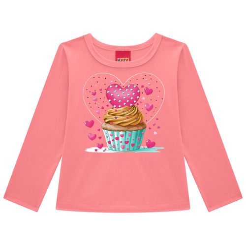 BLUSA INFANTIL -  FEMININA - TAMANHO 1 AO 8 # 1001520 - KYLY