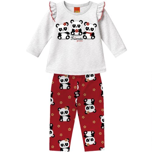 CONJUNTO INFANTIL - FEMININO -  TAMANHO 1 AO 3 # 1001509 - KYLY