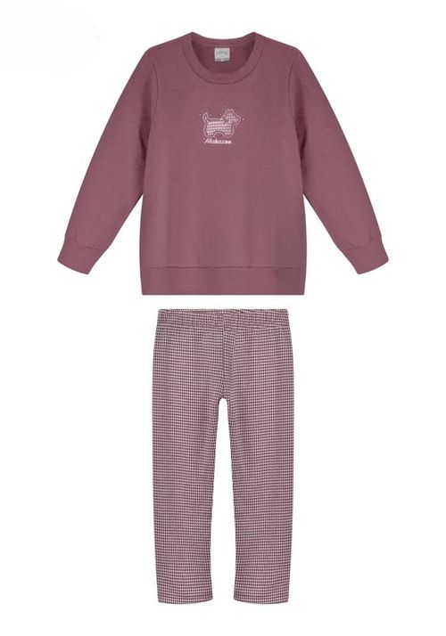CONJUNTO FEMININO -  INFANTIL -  TAMANHO 4 AO 10 #A8125 - LUNENDER ALAKAZOO