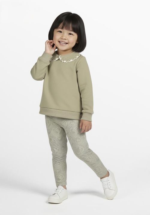 CONJUNTO FEMININO -  INFANTIL -  TAMANHO 2 AO 3 #A8130 - LUNENDER ALAKAZOO