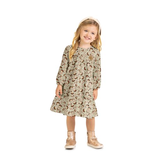 VESTIDO INFANTIL -  FEMININO - TAMANHO 4 AO 8 #2001465 - MILON