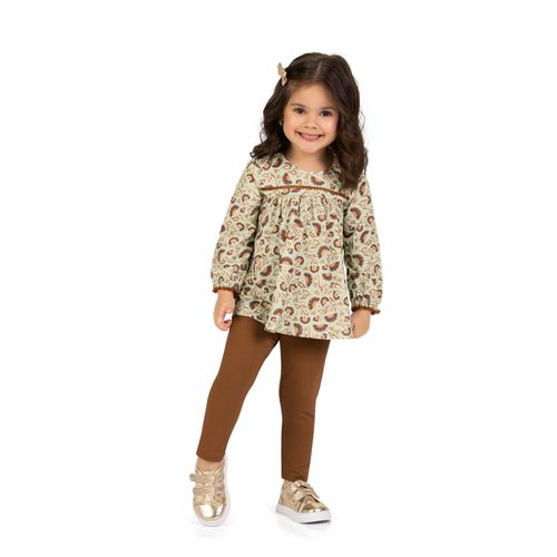 CONJUNTO INFANTIL - FEMININO - TAMANHO 1 AO 8 # 2001490 - MILON