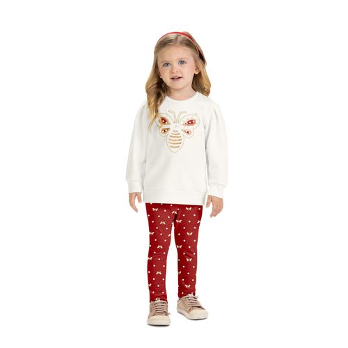 CONJUNTO INFANTIL - FEMININO - TAMANHO 2 AO 3 #2001495 - MILON