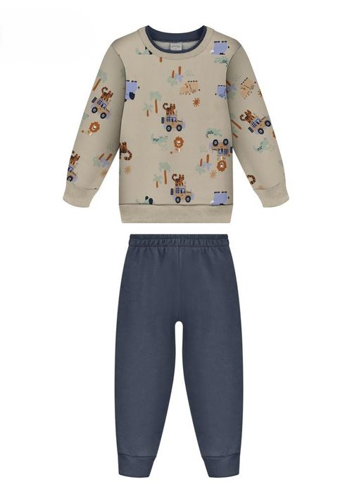 CONJUNTO MASCULINO -  INFANTIL -  TAMANHO 1 AO 10 #A8026 - LUNENDER ALAKAZOO