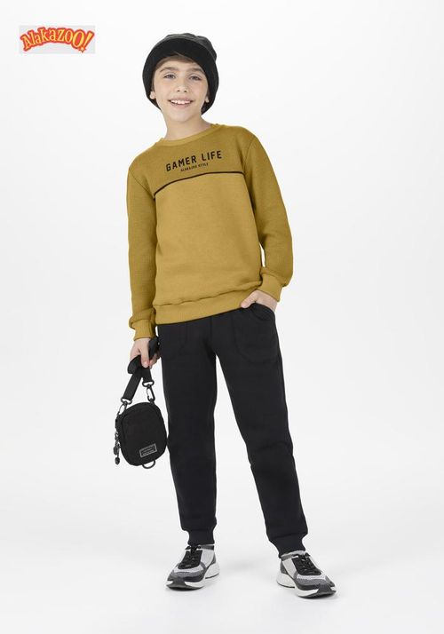 CONJUNTO MASCULINO -  INFANTIL -  TAMANHO 4 AO 10 # A8056 - LUNENDER ALAKAZOO