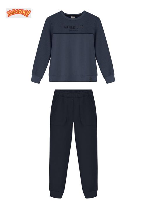 CONJUNTO MASCULINO -  INFANTIL -  TAMANHO 4 AO 10 # A8056 - LUNENDER ALAKAZOO